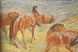 Franz Marc Grazing Horses I painting
